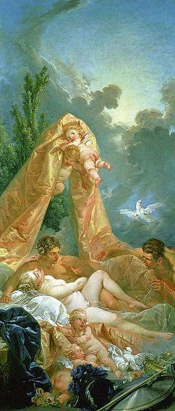 Francois Boucher Mars et Venus oil painting image